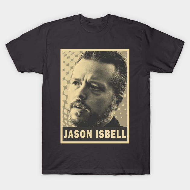 i'm Jason isbell//brown cream Jason isbell T-Shirt by oeyadrawingshop